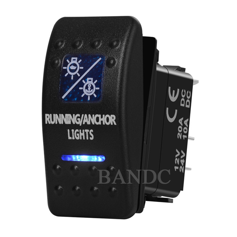 Fishing Boat Navigation Light - Blauw Led Loop/Ankerlicht Tuimelschakelaar Navigatielicht 7