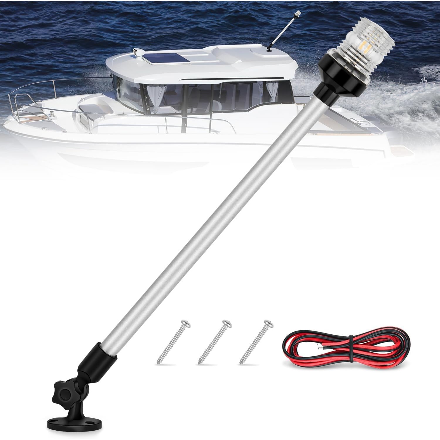 Nilight Marine Boot Achterlich - Fishing Boat Navigation Light recensie en prijs