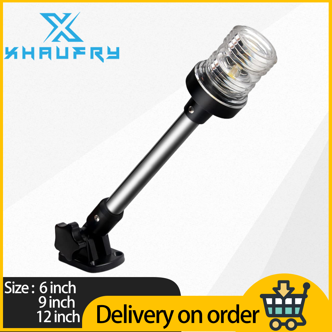 360 graden witte LED opklapbar - Fishing Boat Navigation Light recensie en prijs